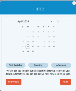 Select a date