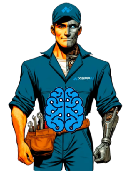 Xapp man with brain