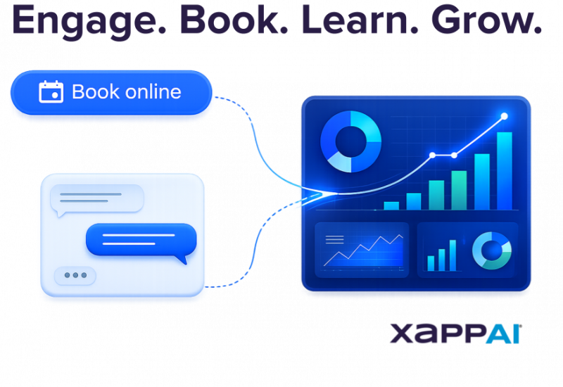Engage Book Learn Grow - XAPP AI with title